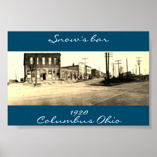 Snows Bar Columbus Ohio-Poster Poster