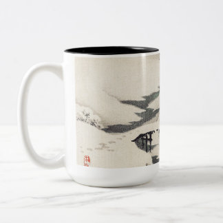 Snowscape von Kōno Bairei Zweifarbige Tasse