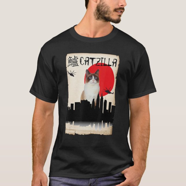 Snowshoe Catzilla 1 T-Shirt (Vorderseite)