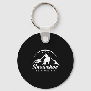 Snowshoe West Virginia Skigebiet Skifahren Schlüsselanhänger