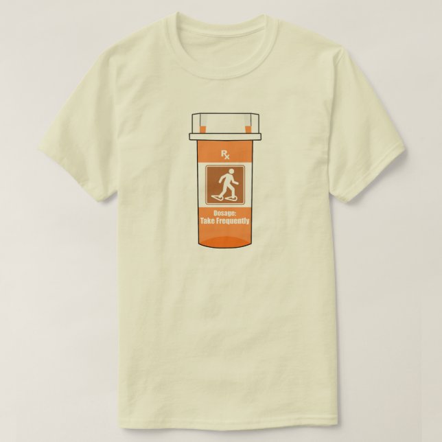 Snowshoeing Is My Drug T-Shirt (Design vorne)