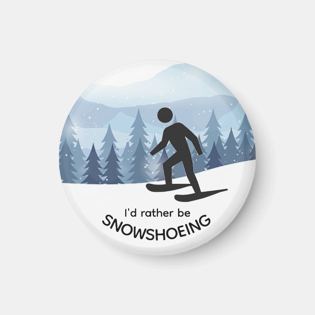 Snowshootdesign Magnet (Vorne)
