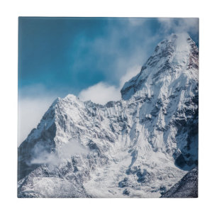 Snowy Ama Dablam Himalaya Gebirge Fliese