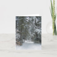 Snowy-Bäume Notecard