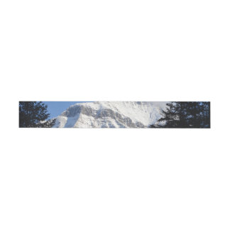 Snowy-Berg Rundum-Adressaufkleber