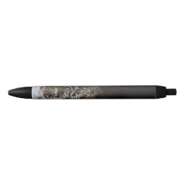 Snowy Black Night Forest Regular Pen Kugelschreiber