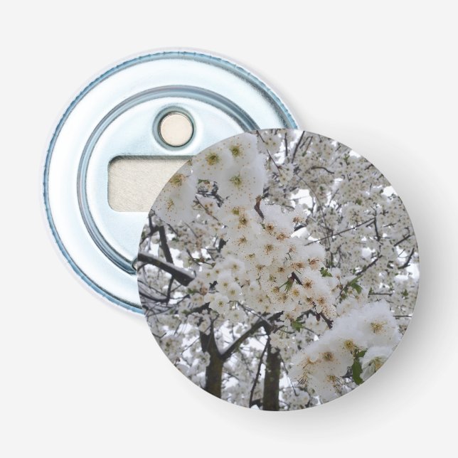 Snowy Blossom Bottle Opener Flaschenöffner (Vorderseite)