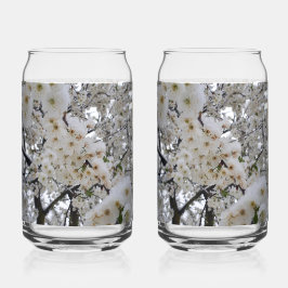 Snowy Blossom Drinkware Set Dosenglas