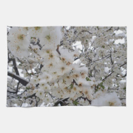 Snowy Blossom Kitchen Towel Geschirrtuch