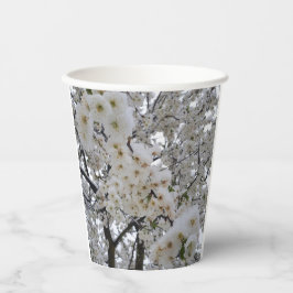 Snowy Blossom Paper Cup Pappbecher