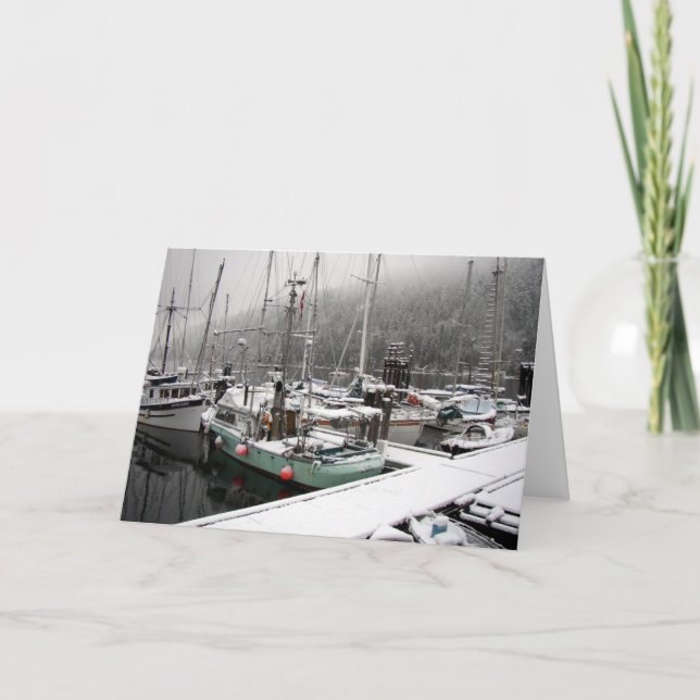 Snowy-Boote - Karte (Vorderseite)