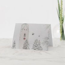 Snowy Christmas Card