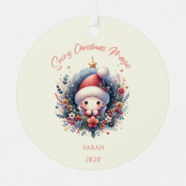 Snowy Christmas Magic Ornament Aus Metall