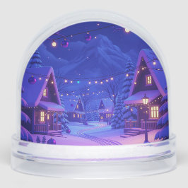 Snowy Christmas Scene Snow Globe Schneekugeln