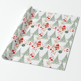 Snowy Christmas Wrap Geschenkpapier