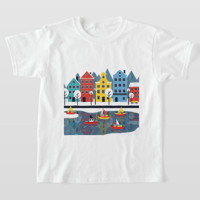Snowy city T-Shirt (Ablage )