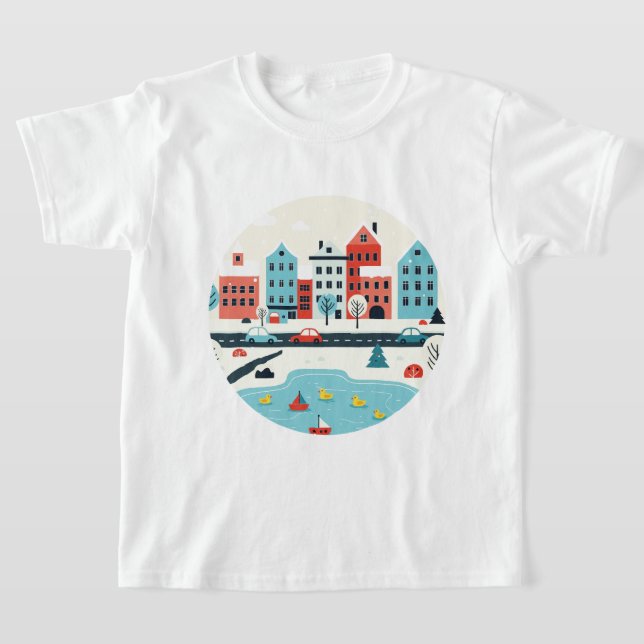 Snowy city T-Shirt (Ablage )