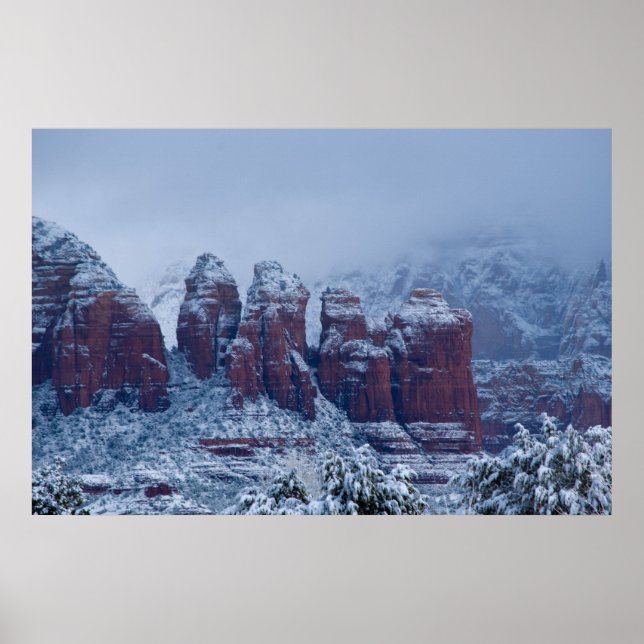 Snowy Coffee Pot Rock 2736 Poster (Vorne)
