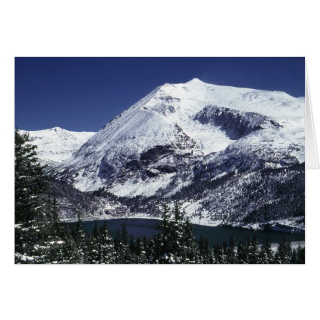 Snowy Colorado Mountain Cards (Vorderseite (Horizontal))