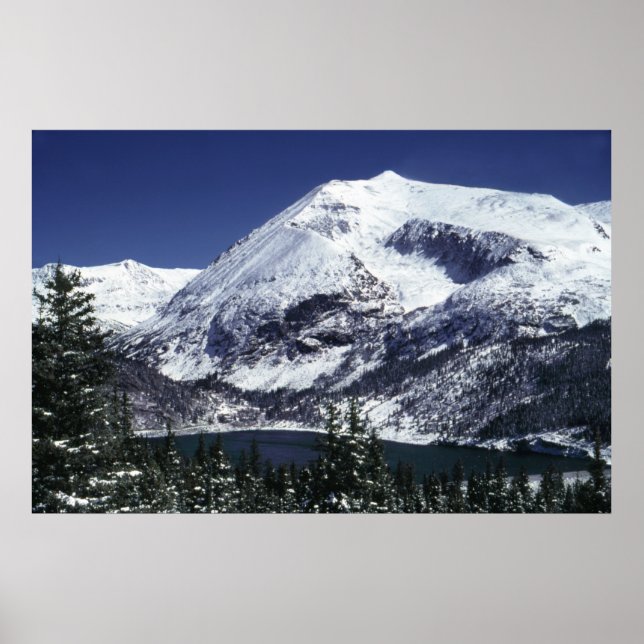 Snowy Colorado Mountain Prints Poster (Vorne)