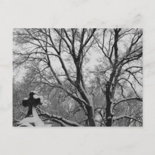 Snowy Cross Postkarte
