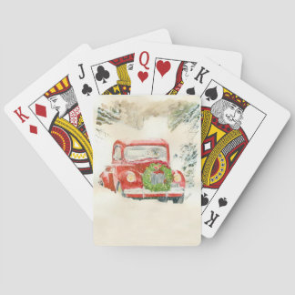 Snowy Days Ride Classic Playing Cards Spielkarten