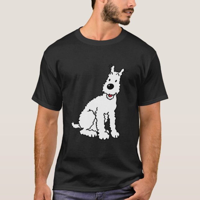 Snowy dog Tin Tin Classic  T-Shirt (Vorderseite)