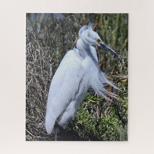 Snowy Egret Puzzle (Vertikal)