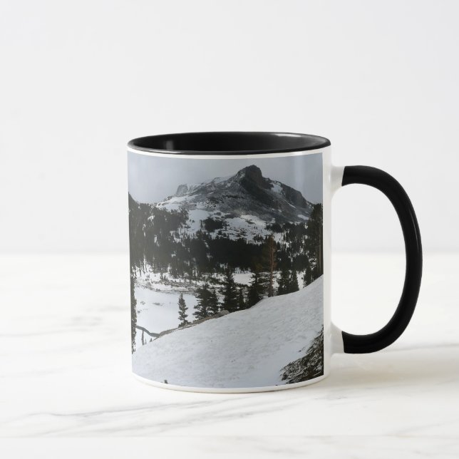 Snowy Ellery Winter Landschaft Tasse (Rechts)