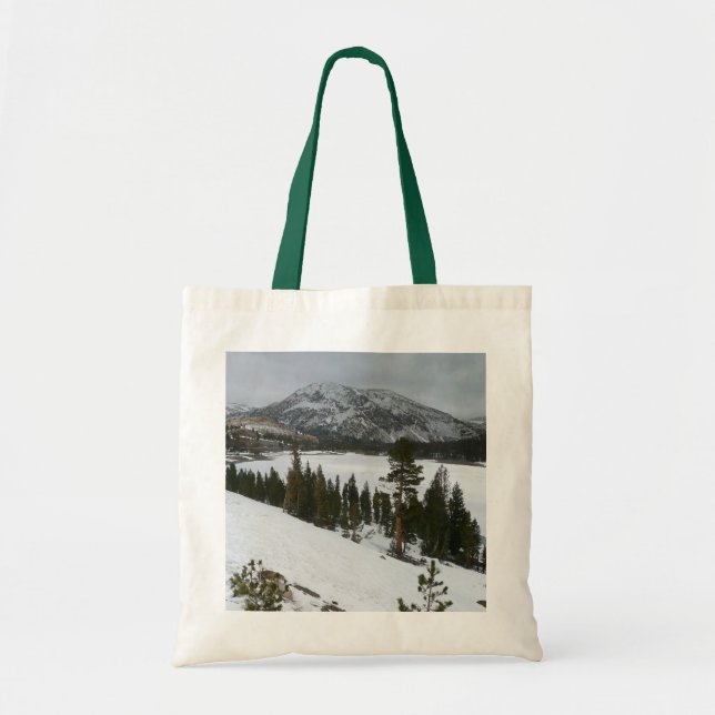Snowy Ellery Winter Landschaft Tragetasche (Vorne)