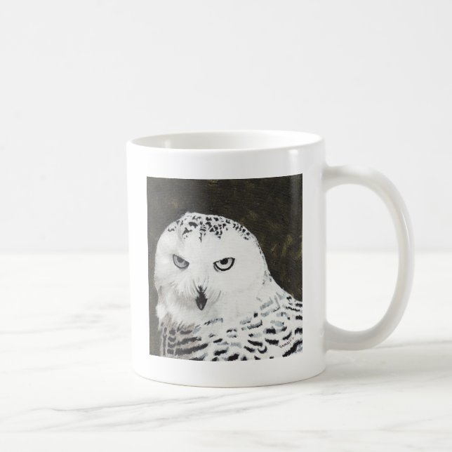 Snowy-Eule Kaffeetasse (Rechts)