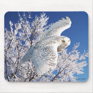"Snowy-Eule" Mousepad