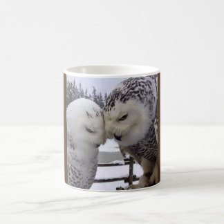 Snowy-Eulen-Liebe-Vogel-Tasse Tasse