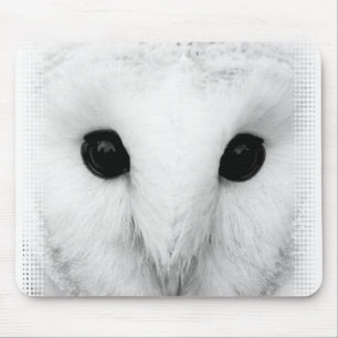 Snowy-Eulen-Mausunterlage Mousepad