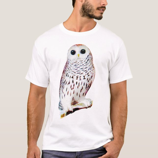 Snowy-Eulen-Shirt T-Shirt (Vorderseite)