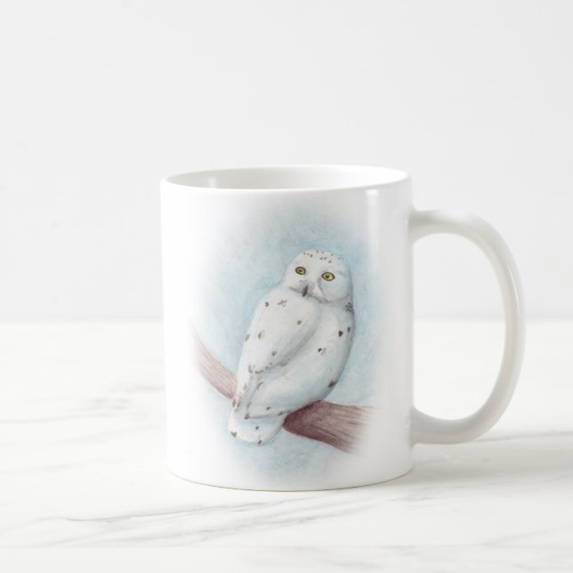 Snowy-Eulen-Tasse Tasse (Rechts)