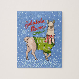 Snowy Falalala Llama Puzzle