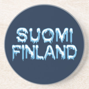 Snowy Finland Untersetzer