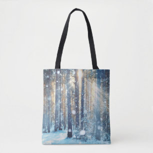 Snowy Forest Frosty Winter Szene