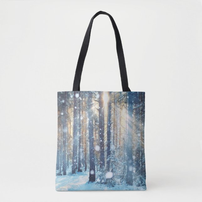 Snowy Forest Frosty Winter Szene (Vorderseite)