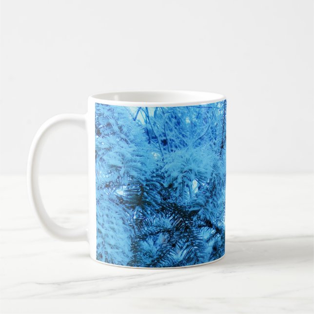 Snowy Forest Spruce Kaffeetasse (Links)