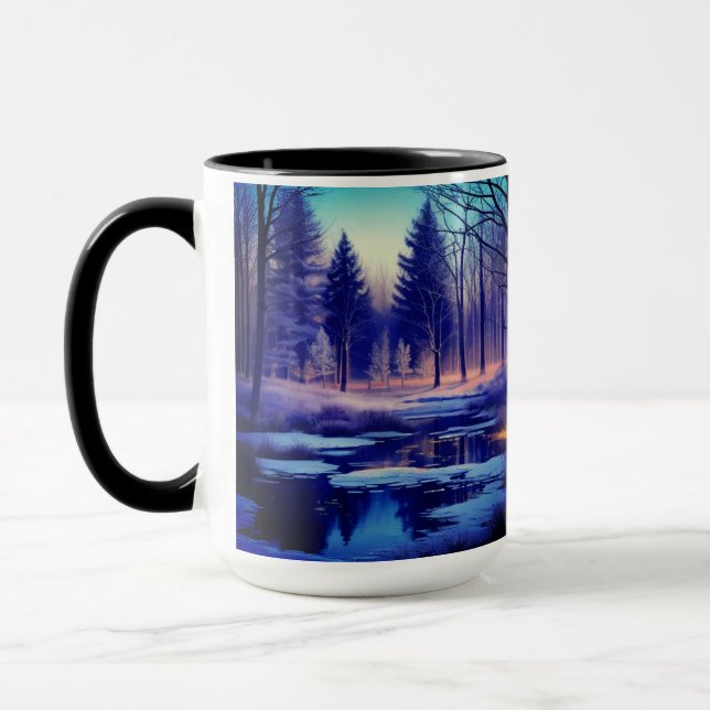 Snowy Forest Tasse (Links)