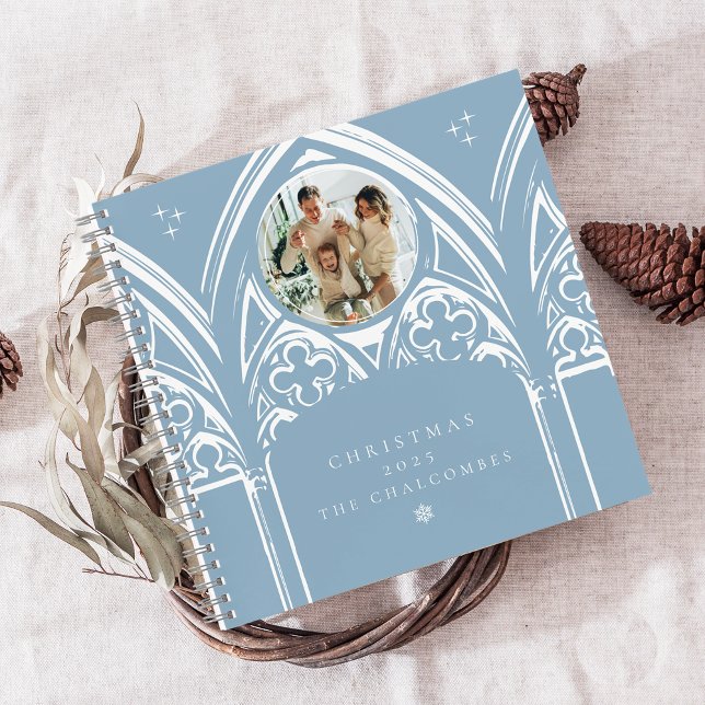 Snowy Gothic Wintermesse Weihnachten Neue Jahre Notizbuch (Von Creator hochgeladen)