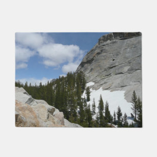 Snowy Granite Domes II Yosemite Nationalpark Fußmatte