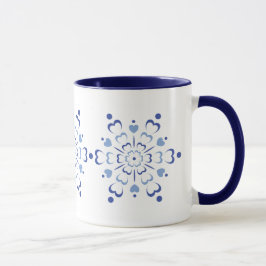 Snowy Heartburst Tasse