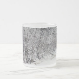 Snowy-Holz-mattierte Tasse
