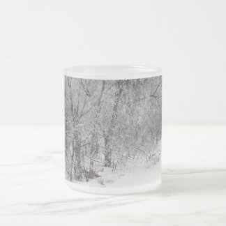 Snowy-Holz-mattierte Tasse