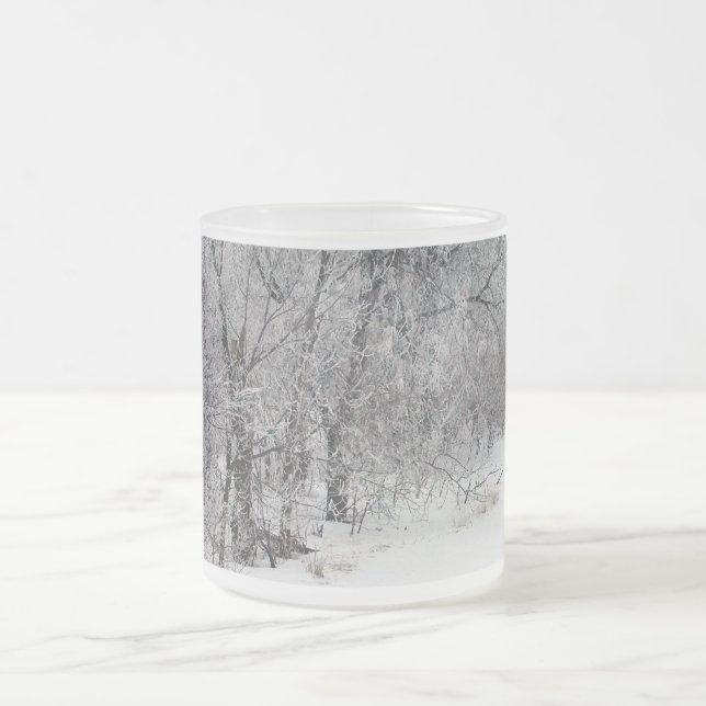 Snowy-Holz-mattierte Tasse (Mittel)