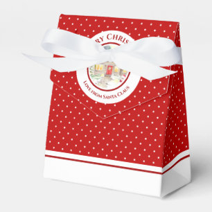 Snowy Hütte Frohe Weihnachten vom Weihnachtsmann Geschenkschachtel