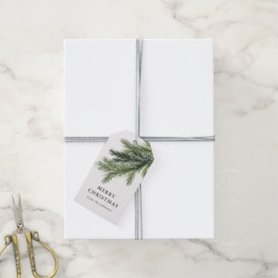 Snowy-Kiefern-Geschenk-Umbauten Geschenkanhänger